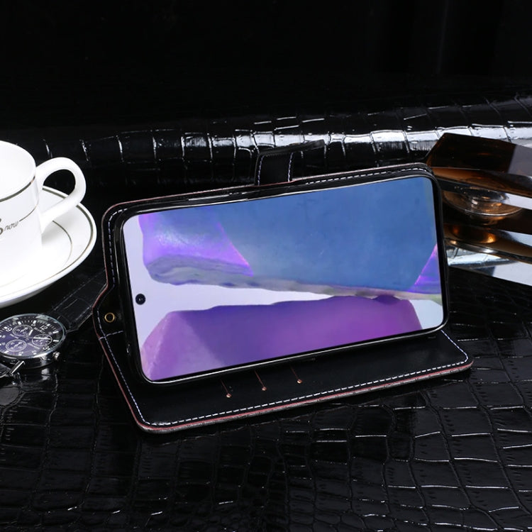 For Samsung Galaxy Note20 idewei Crocodile Texture Horizontal Flip Leather Case with Holder & Card Slots & Wallet