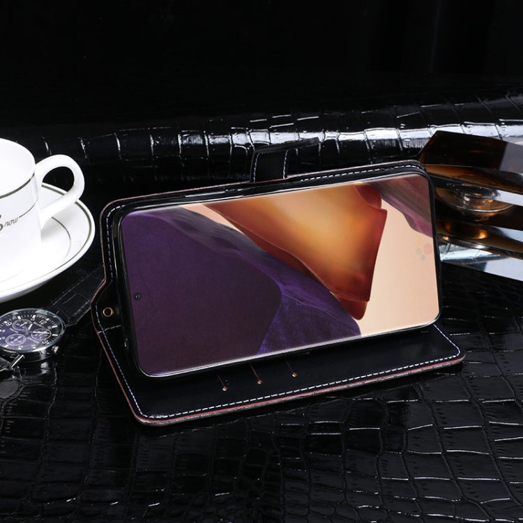 For Samsung Galaxy Note20 Ultra idewei Crocodile Texture Horizontal Flip Leather Case with Holder & Card Slots & Wallet