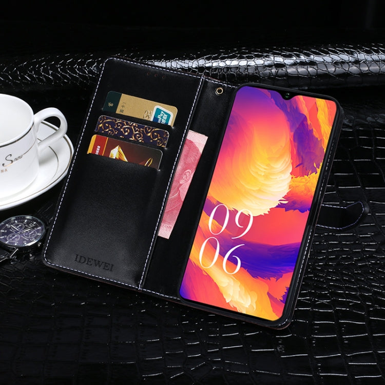 For Elephone E10 idewei Crocodile Texture Horizontal Flip Leather Case with Holder & Card Slots & Wallet