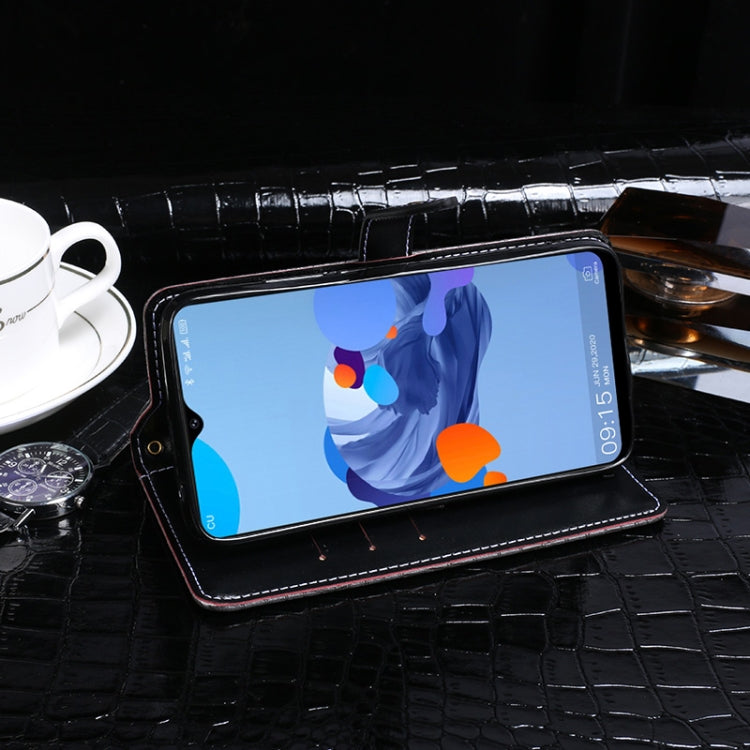 For Oukitel C19 idewei Crocodile Texture Horizontal Flip Leather Case with Holder & Card Slots & Wallet