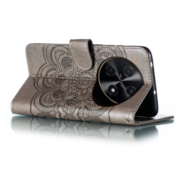 For Huawei Enjoy 70 Pro Sun Mandala Embossing Pattern Phone Leather Case