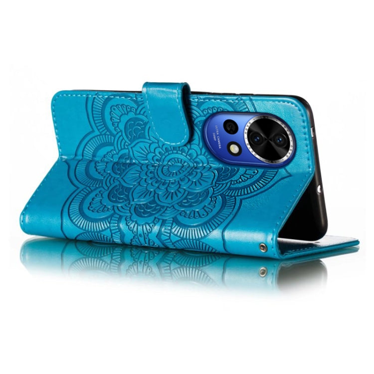 For Huawei Nova 12 Sun Mandala Embossing Pattern Phone Leather Case