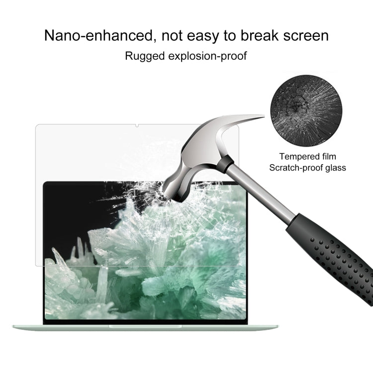 For Huawei MateBook 14 2024 2pcs 9H 0.3mm Explosion-proof Tempered Glass Film