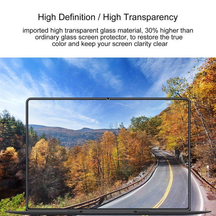 For Huawei MateBook X Pro 14.2 2024 2pcs 9H 0.3mm Explosion-proof Tempered Glass Film