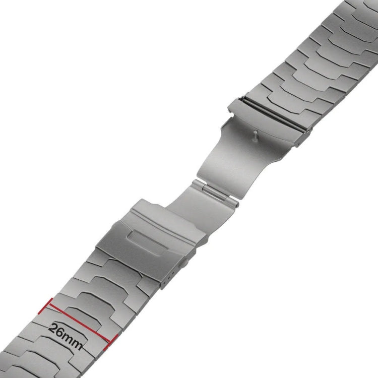 For Apple Watch Series 3 42mm 26mm Oracle Safety Buckle Titanium Alloy Watch Band