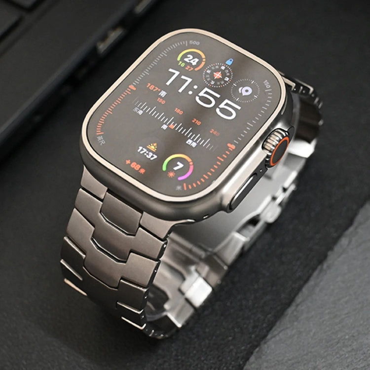 For Apple Watch Series 3 42mm 26mm Oracle Safety Buckle Titanium Alloy Watch Band