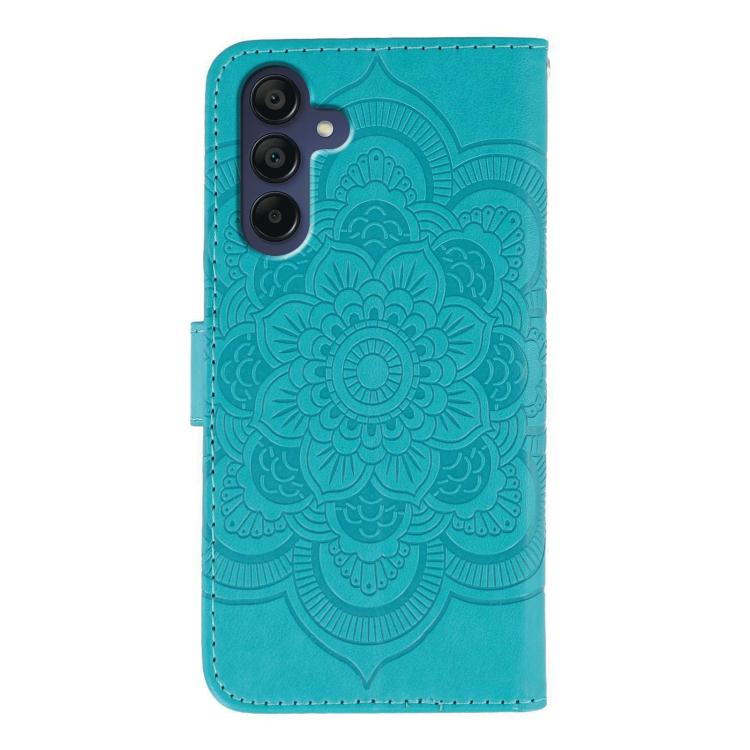 For Samsung Galaxy A16 / A26 Sun Mandala Embossing Pattern Phone Leather Case