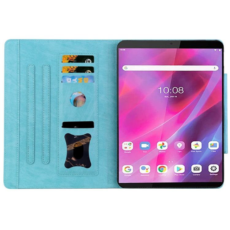 For Lenovo Tab M8 Cat Buckle Leather Tablet Case