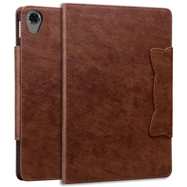 For Lenovo Tab M8 Cat Buckle Leather Tablet Case