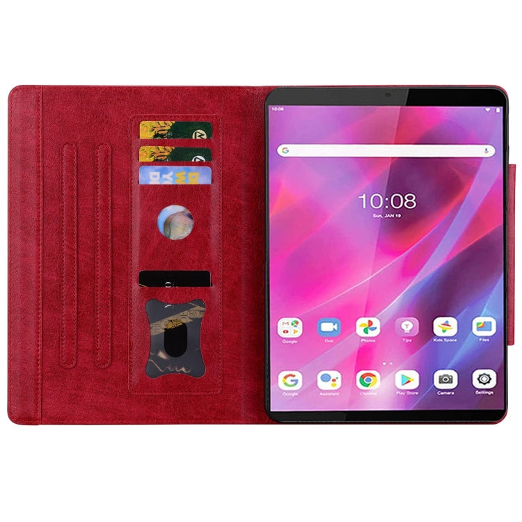 For Lenovo Tab M8 Cat Buckle Leather Tablet Case