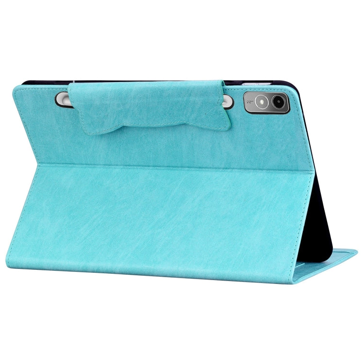 For Lenovo Tab P12 Cat Buckle Leather Tablet Case