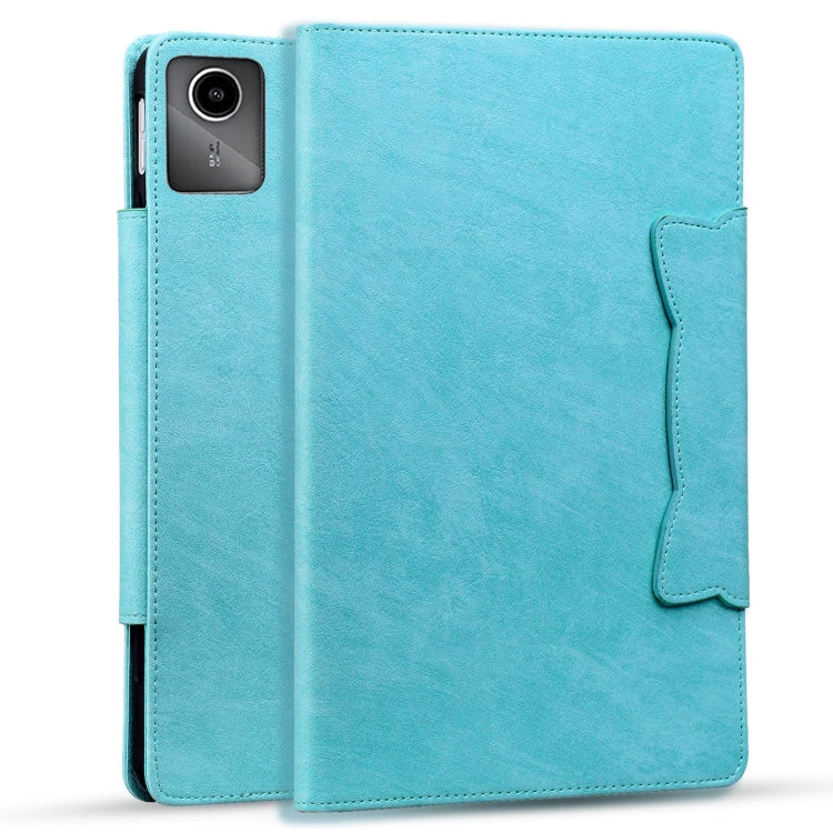 For Lenovo Xiaoxin Pad M11 2024 Cat Buckle Leather Tablet Case
