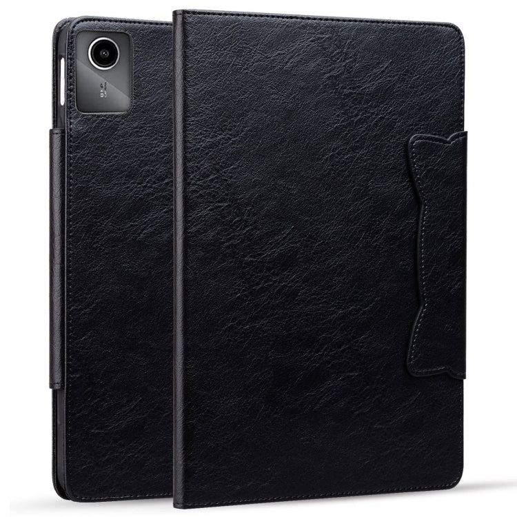 For Lenovo Xiaoxin Pad M11 2024 Cat Buckle Leather Tablet Case