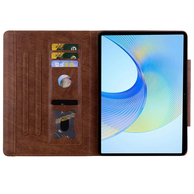 For Lenovo Xiaoxin Pad M11 2024 Cat Buckle Leather Tablet Case