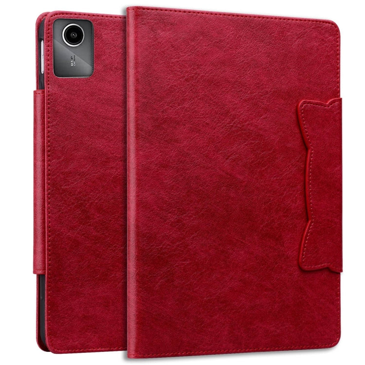 For Lenovo Xiaoxin Pad M11 2024 Cat Buckle Leather Tablet Case