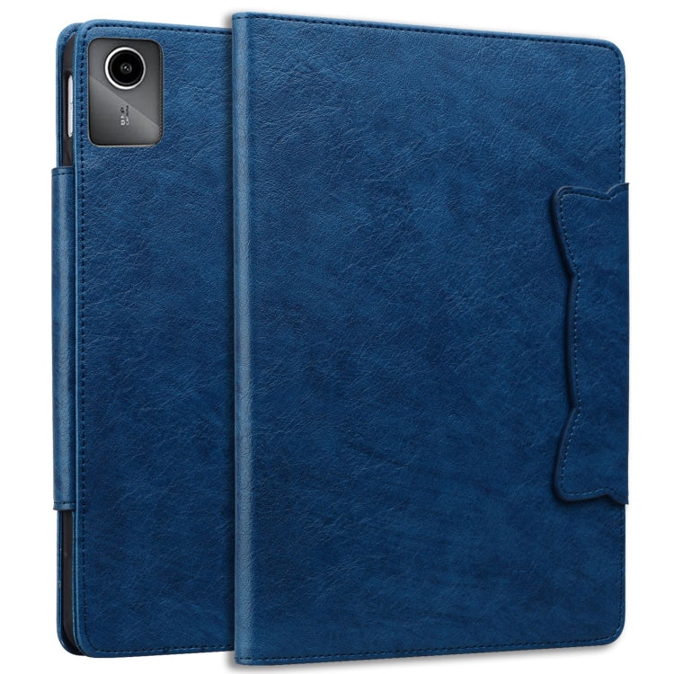 For Lenovo Xiaoxin Pad M11 2024 Cat Buckle Leather Tablet Case