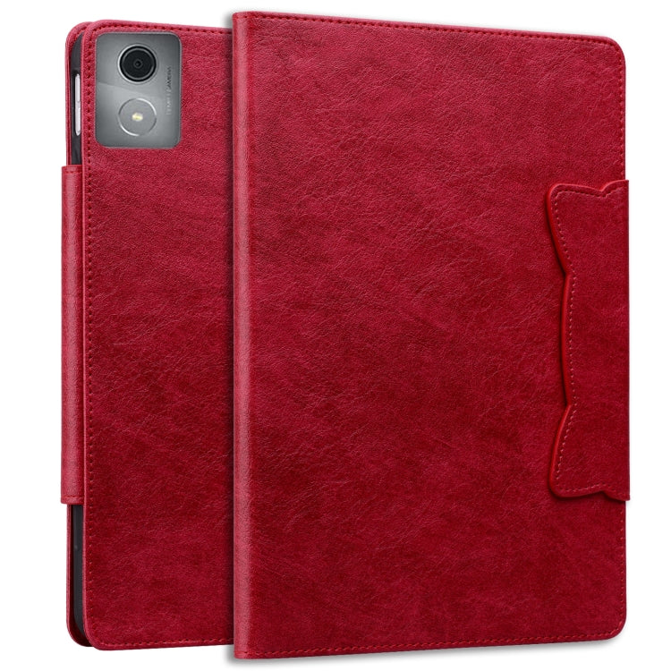 For Lenovo Tab K11 Plus / M11 Plus  Cat Buckle Leather Tablet Case