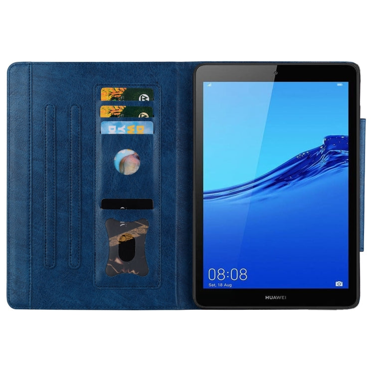 For Huawei MediaPad M5 Lite 8.0 inch Cat Buckle Leather Smart Tablet Case