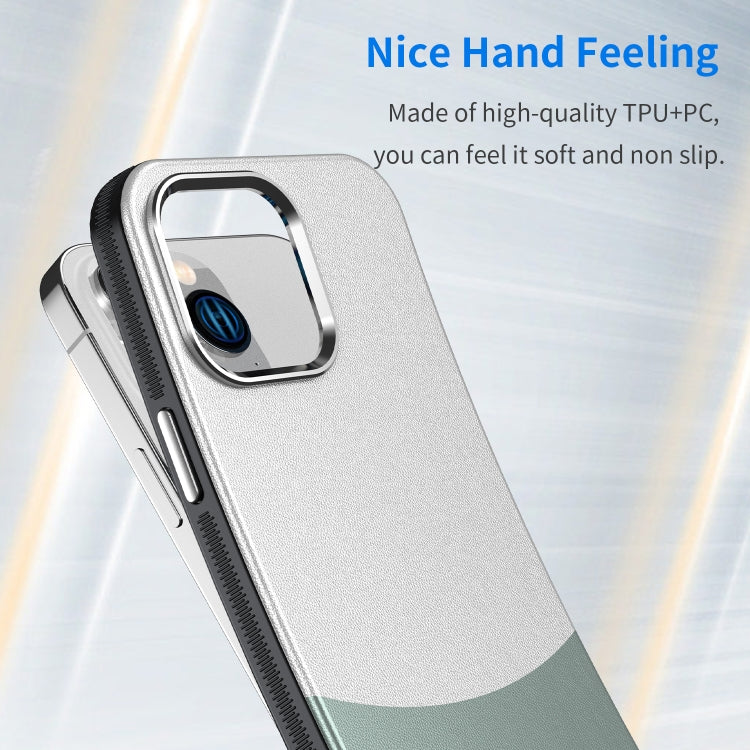 For iPhone 16 Plus Leather Texture MagSafe Magnetic TPU + PC Phone Case