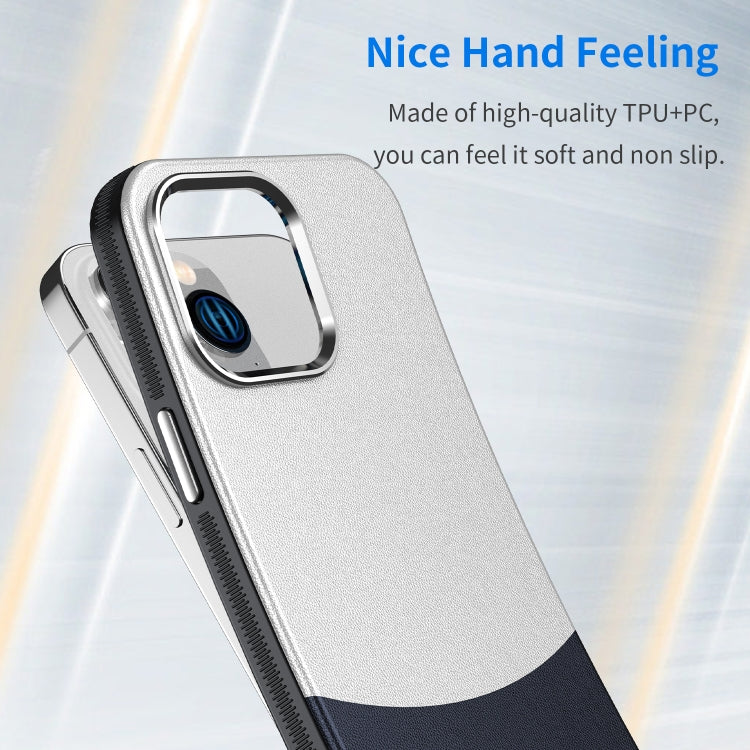 For iPhone 14 Pro Leather Texture MagSafe Magnetic TPU + PC Phone Case