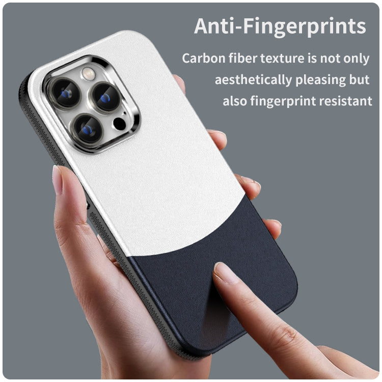 For iPhone 14 Pro Leather Texture MagSafe Magnetic TPU + PC Phone Case