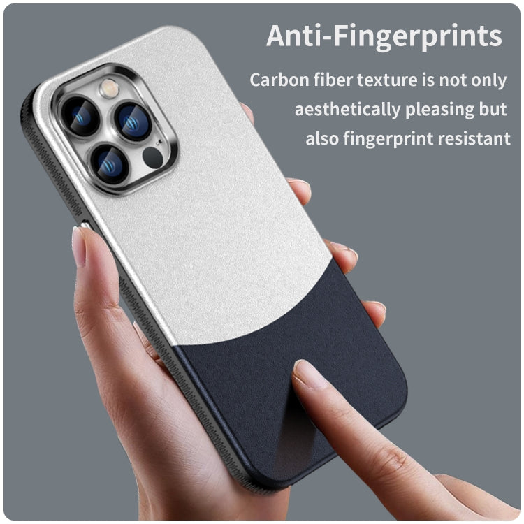 For iPhone 13 Pro Leather Texture MagSafe Magnetic TPU + PC Phone Case