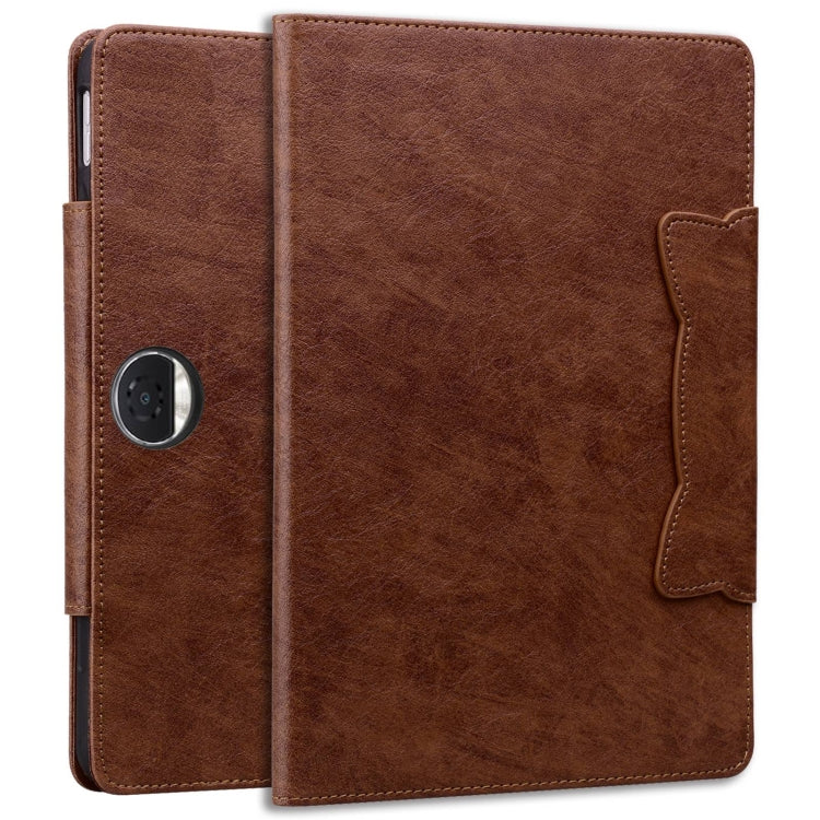 For Honor Pad 9 Cat Buckle Leather Tablet Case