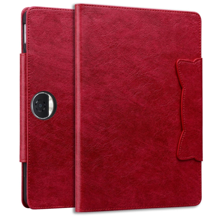 For Honor Pad 9 Cat Buckle Leather Tablet Case