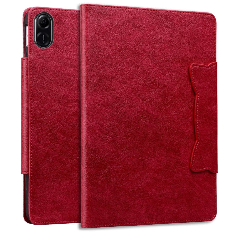 For Honor Pad X9 / X8 Pro Cat Buckle Leather Tablet Case