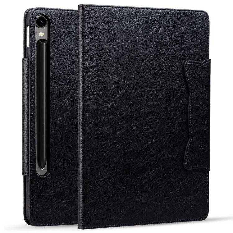 For Samsung Galaxy Tab S9+ / S8+ / S7+ Cat Buckle Leather Smart Tablet Case