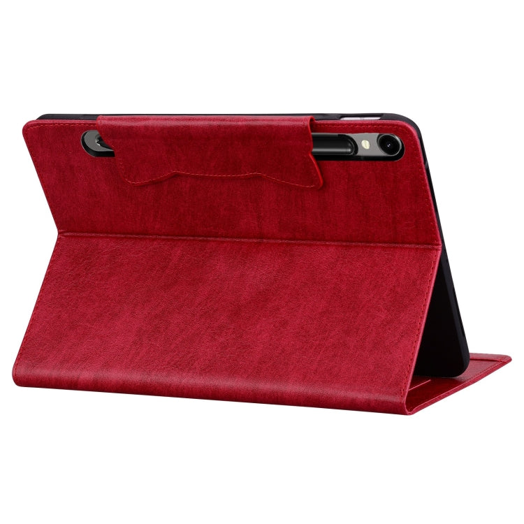For Samsung Galaxy Tab S9+ / S8+ / S7+ Cat Buckle Leather Smart Tablet Case