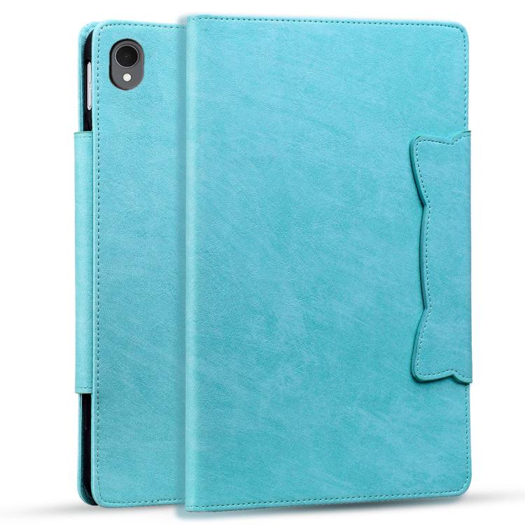 For Samsung Galaxy Tab S11 Cat Buckle Leather Smart Tablet Case