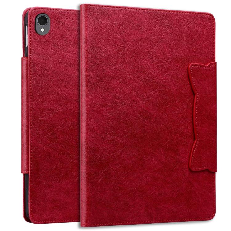 For Samsung Galaxy Tab S11 Cat Buckle Leather Smart Tablet Case