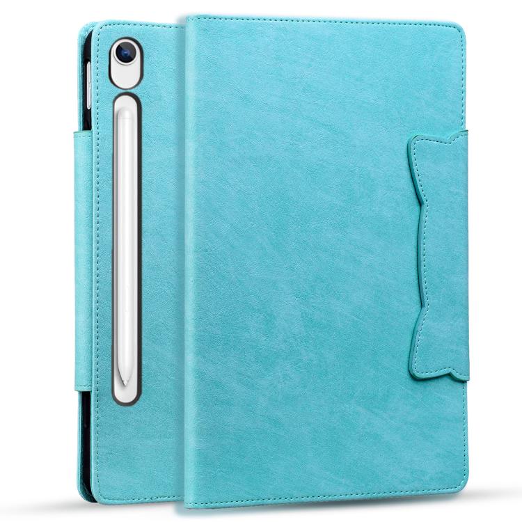 For Samsung Galaxy Tab S10 Lite / S10 FE Cat Buckle Leather Smart Tablet Case