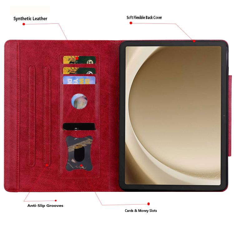 For Samsung Galaxy Tab S10 Lite / S10 FE Cat Buckle Leather Smart Tablet Case