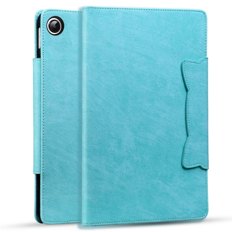 For Samsung Galaxy Tab A11+ / A9+ Cat Buckle Leather Tablet Case