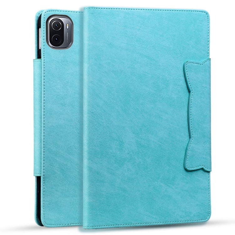 For Xiaomi Pad 5 Cat Buckle Leather Tablet Case