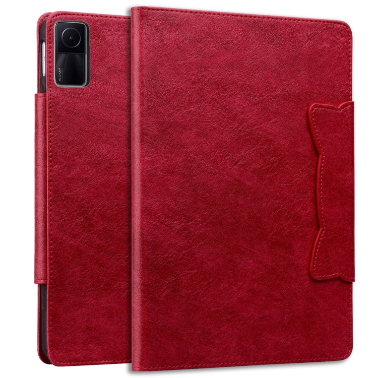 For Xiaomi Redmi Pad SE Cat Buckle Leather Tablet Case