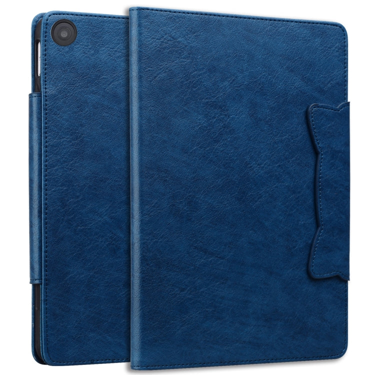For Amazon Kindle Fire HD 8 2018 Cat Buckle Leather Smart Tablet Case
