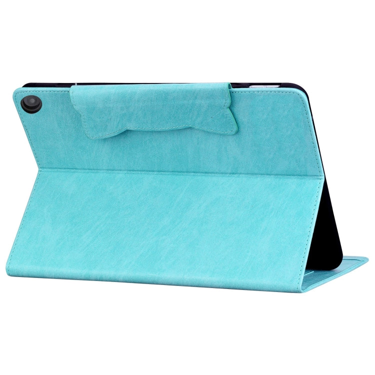 For Amazon Kindle Fire HD 8 2022 Cat Buckle Leather Smart Tablet Case