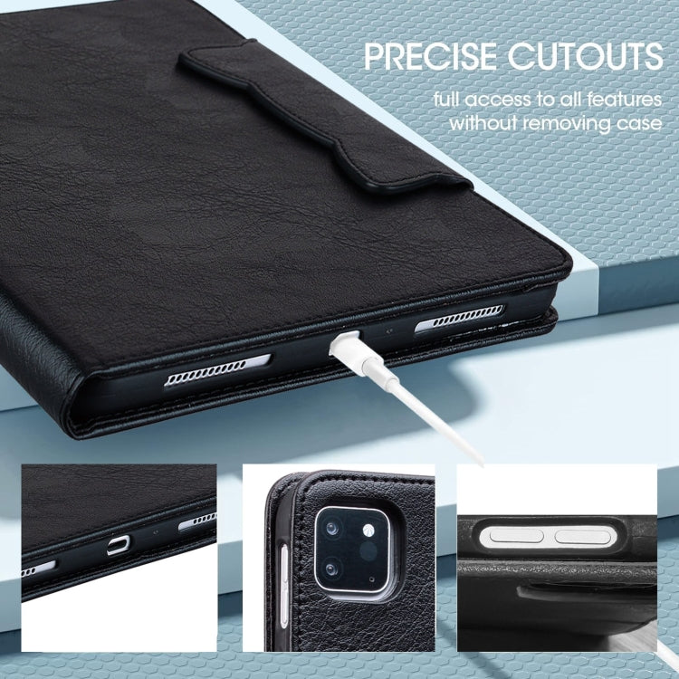 For Amazon Kindle Fire HD 8 2022 Cat Buckle Leather Smart Tablet Case