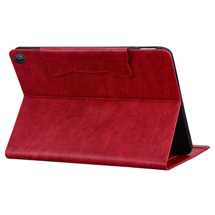 For Amazon Kindle Fire HD 8 2022 Cat Buckle Leather Smart Tablet Case