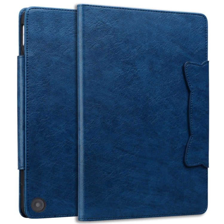 For Amazon Kindle Fire HD 8 2022 Cat Buckle Leather Smart Tablet Case