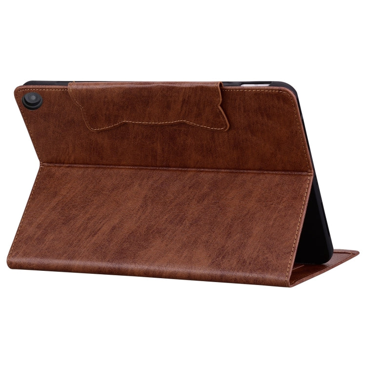 For Amazon Kindle Fire HD 10 2023 / 2021 Cat Buckle Leather Smart Tablet Case