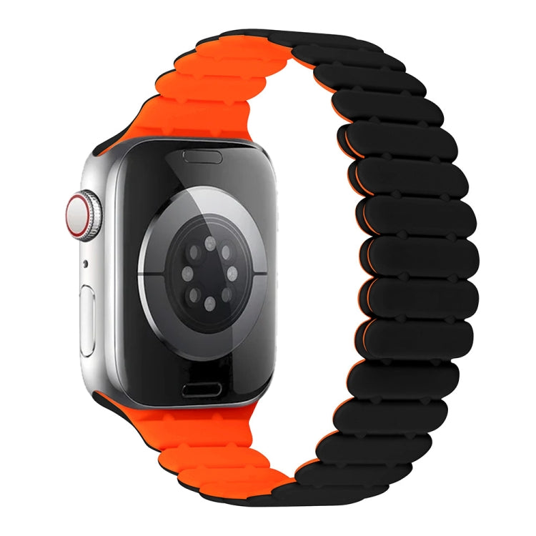 For Apple Watch SE 2023 40mm Bamboo Magnetic Silicone Watch Band