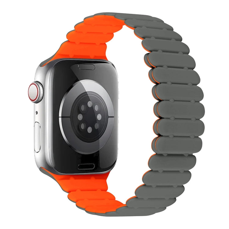 For Apple Watch SE 40mm Bamboo Magnetic Silicone Watch Band