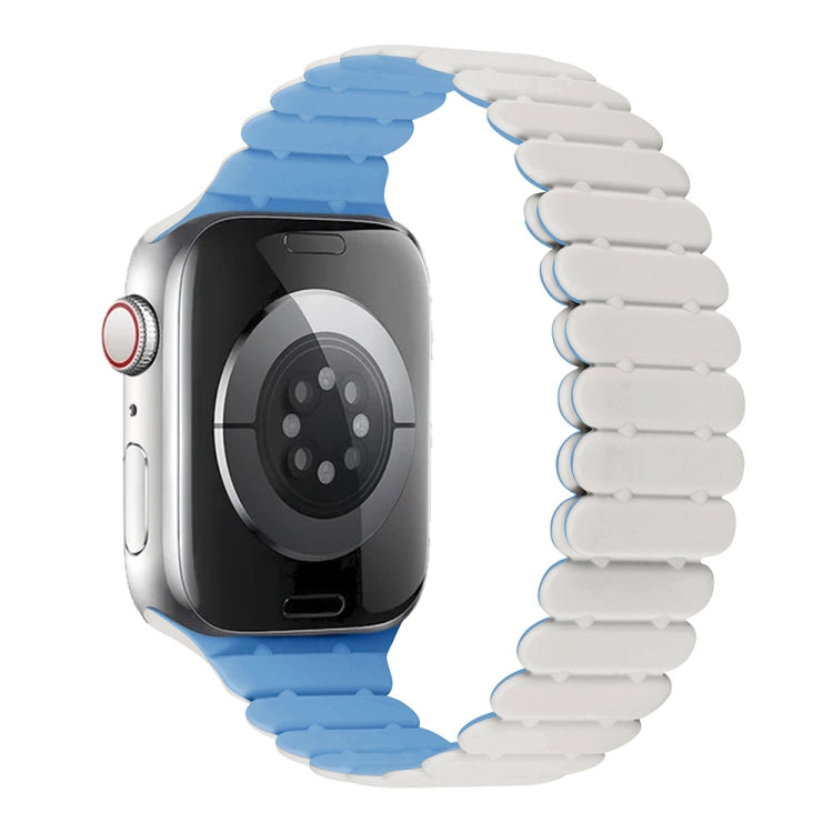 For Apple Watch Series 3 38mm Bamboo Magnetic Silicone Watch Band