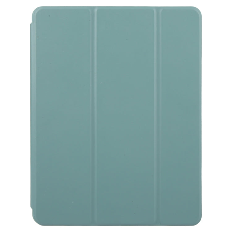 For iPad Pro 12.9 2022 / 2021 / 2020 GEBEI Acrylic TPU 3-folding Rotating Smart Tablet Leather Case withh Pen Slot