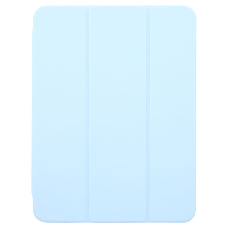 For iPad Pro 13 2025 / 2024 GEBEI Acrylic TPU 3-folding Rotating Smart Tablet Leather Case withh Pen Slot