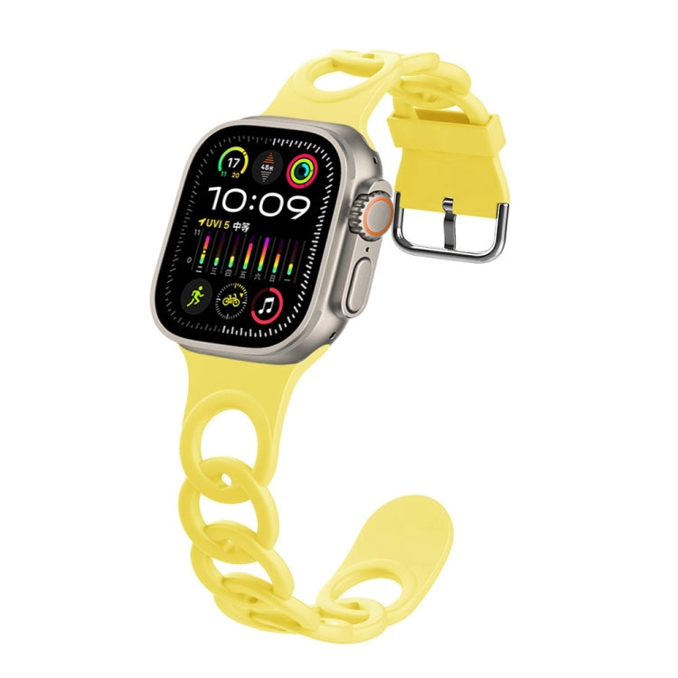 For Apple Watch Ultra 2 49mm Donut Hollow Silicone Watch Band